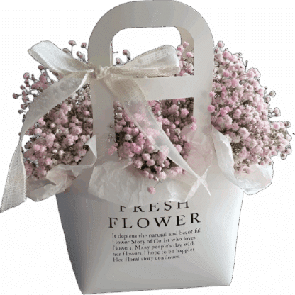 Fresh Pink and White Gypso Arrangement