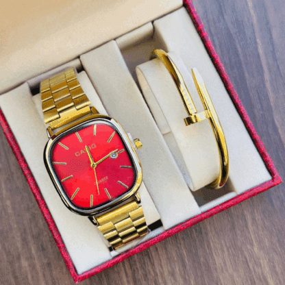 Casio Watch Set with Bracelet - Image 2
