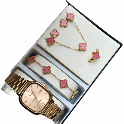 Luxury Women's Watch and Jewelry Set