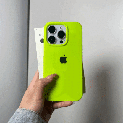 Neon Plain Color iPhone Cover