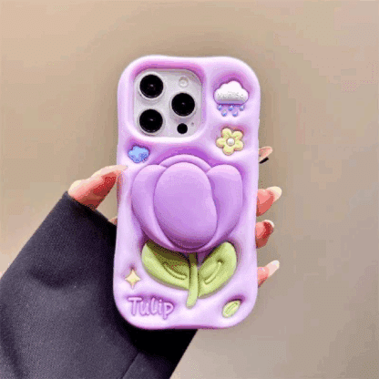 Tulip Flower Design iPhone Cover