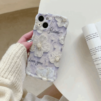 Love You Flower Design iPhone Cover - Image 2