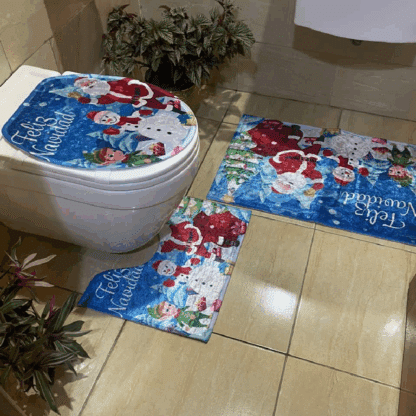 Christmas Toilet Mat