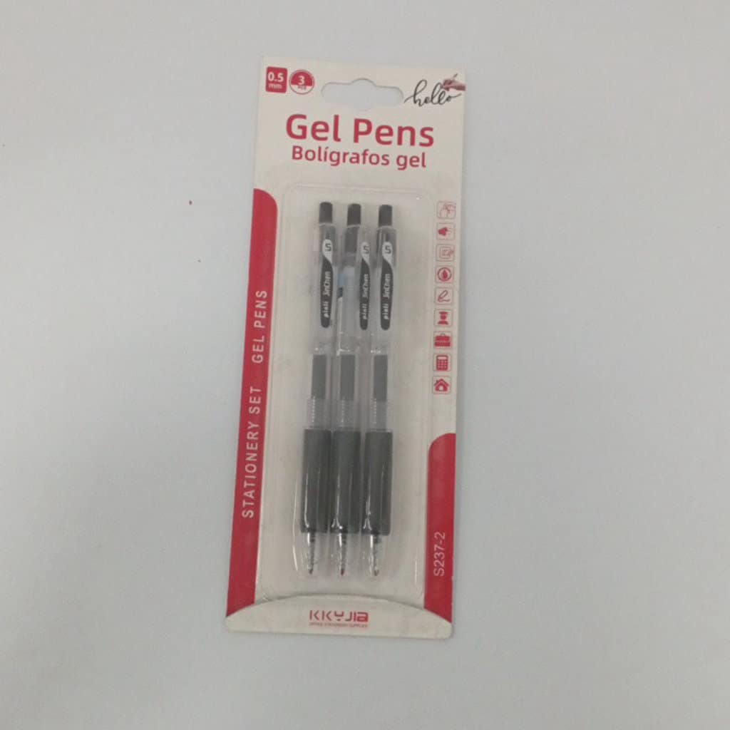 PRESS GEL PEN 0.5MM (BLACK)