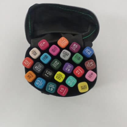 24-COLOR CLOTH BAG MARKERS SET - Image 2
