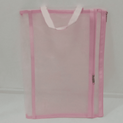 DOUBLE-LAYER MESH BAG WITH ZIPPER 1PC - Image 3