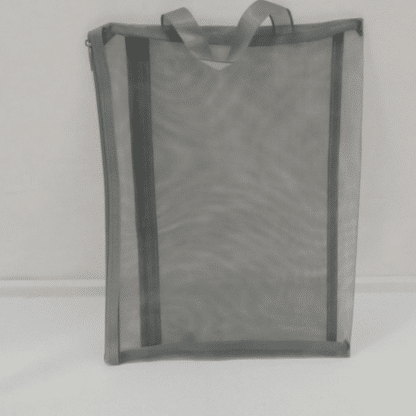DOUBLE-LAYER MESH BAG WITH ZIPPER 1PC - Image 5