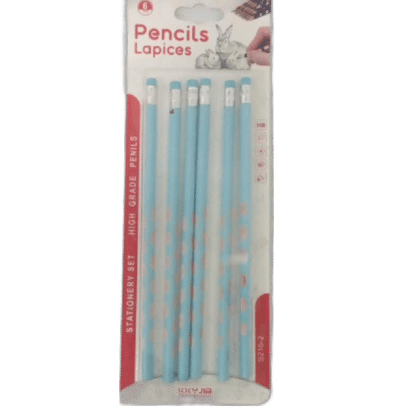 Pencil with Eraser Hole - HB Graphite Pencil Set