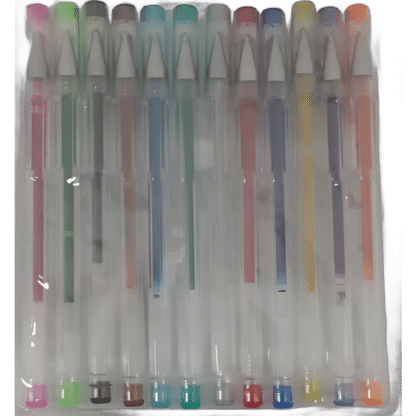12PC FLASH PEN PVC BAG