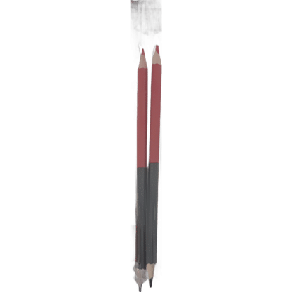 2PC TWO-COLOR THIN PENCIL + SHARPENER