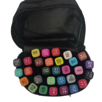30-COLOR MARKERS IN CLOTH BAG