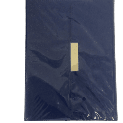 A5 Buckle Book - Luxurious Navy Blue Document Organizer