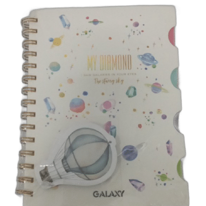 My Diamond - Galaxy Spiral Notebook - A5