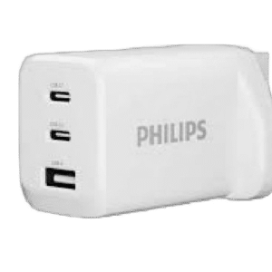 Philips Wall Charger 65W PD 2 USB C Port and 1 USB A Port