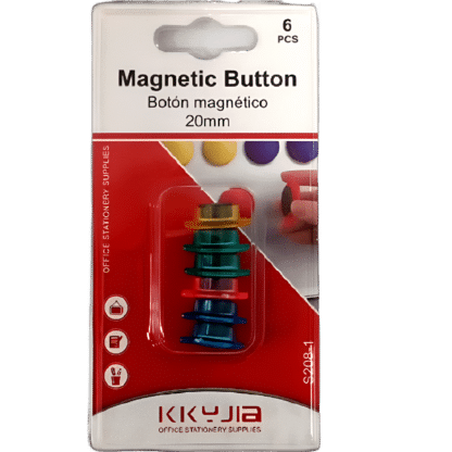COLORED MAGNETIC BUTTON 20MM