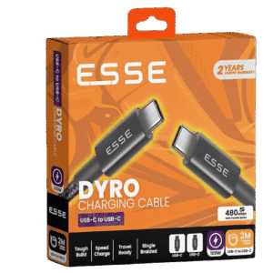 HYPHEN ESSE ECB-C2100W7026 DYRO Type C to Type C Fast Charging Cable 100W – 2M