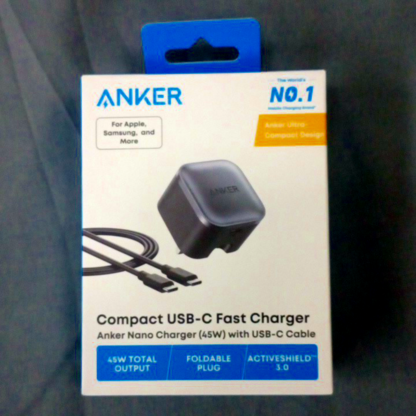 Anker Nano charger (45W) with USB -C Cable - Image 2