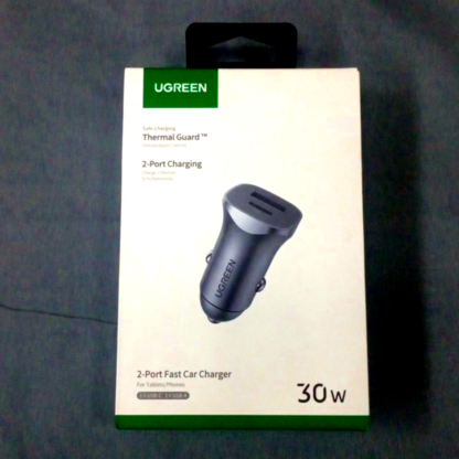 UGREEN 2-Port Fast Car Charger - Image 2