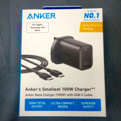 Anker Nano charger (100W) with USB -C Cable - Image 2