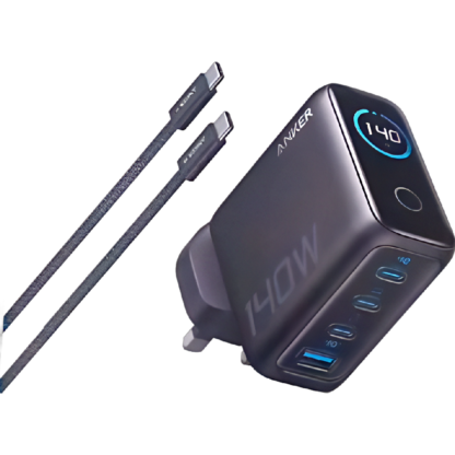 Anker Charger (140,4-Port,PD,3.1)with USB -C Cable