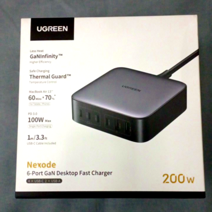 UGREEN Nexode 6-Port GaN Desktop Fast charger 200w - Image 2