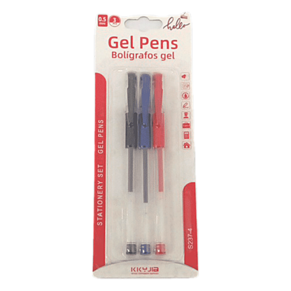 BULLET TIP GEL PEN 0.5MM (THREE COLORS)