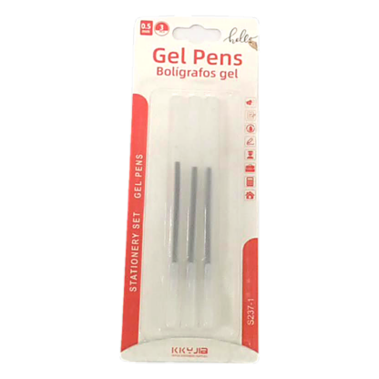 MUJI FROSTED GEL PEN 0.5MM (BLACK)