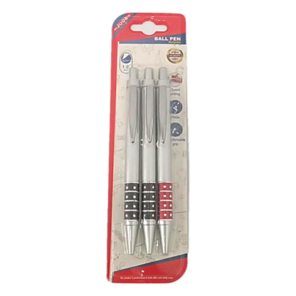 3PC BALLPOINT PEN WITH DIAMOND THREE COLORS MIXED