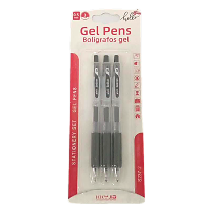PRESS GEL PEN 0.5MM (BLACK)