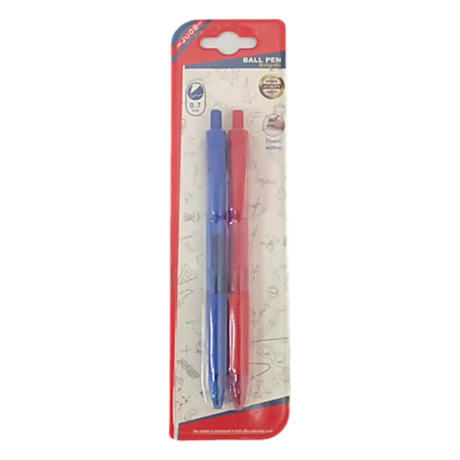 2PC NEUTRAL 224 PEN -BLUE AND RED