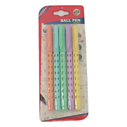 5PC CARAMEL COLOR BALLPOINT PEN 2203
