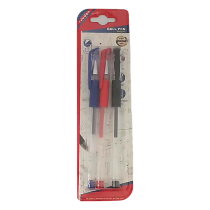 3PC GEL PEN RED, BLUE AND BLACK