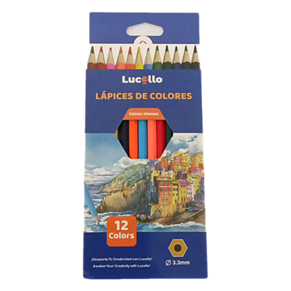 HIGH-GRADE 12-COLOR PENCILS