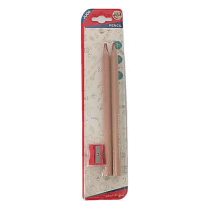 2P MULTI-COLOR WOODEN COLORED PENCIL