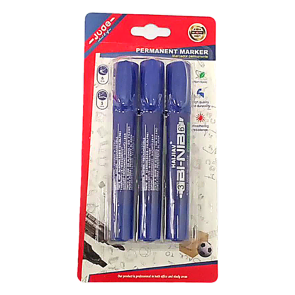 3PCS V6 BLUE MARK PEN