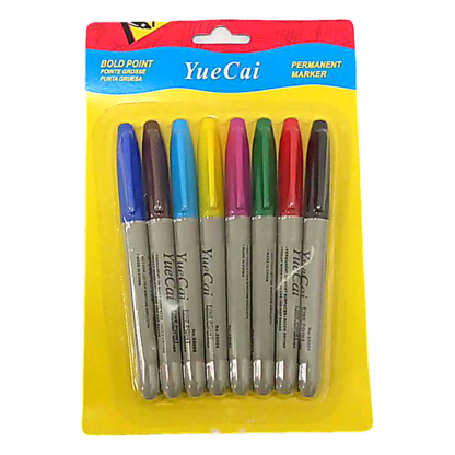 9500-8PC MARKER PEN BLISTER CARD
