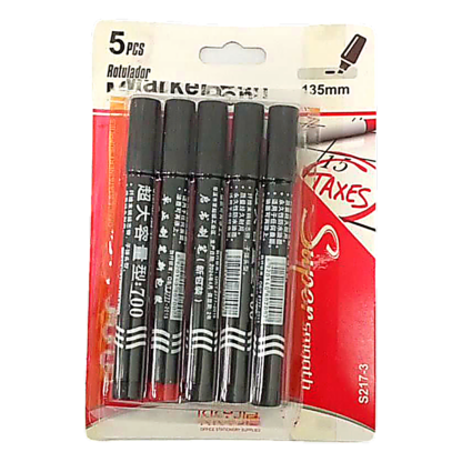 5PC OIL-BASED MARKER PEN